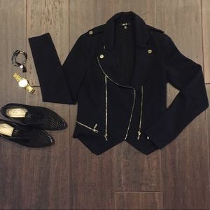 Moto Zipper Blazer